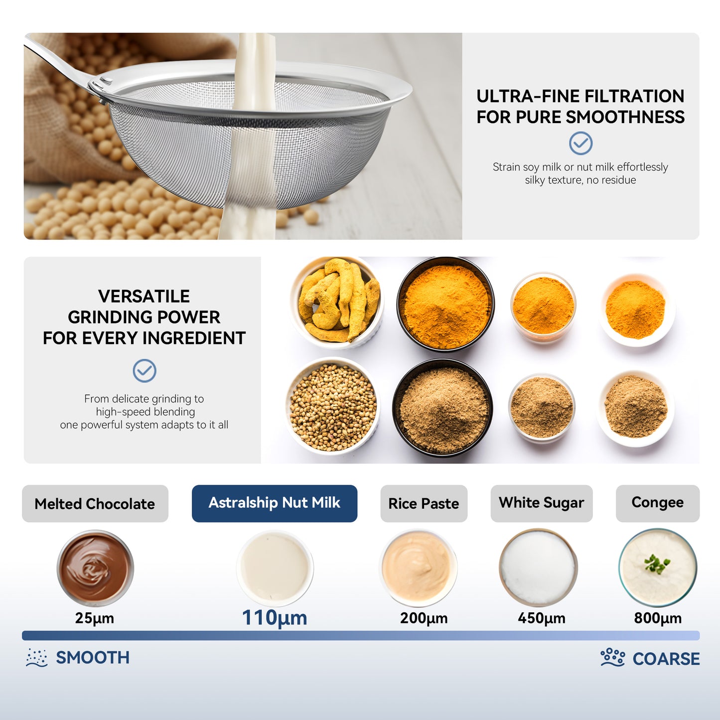 Glass Blenders for Kitchen with Tamper, Blender for Smoothies, Professional Blenders 1500W Motor, 9 Adjustable Speeds, 14 Preset Programs, High-Speed Heating Blender for Nut Milk, Soups, Sauces & More